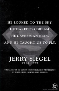 Jerry Siegel, 1914-1996