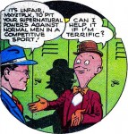 Clark Kent and Mr. Mxyztplk in "Mr. Mxyztplk Goes to College"