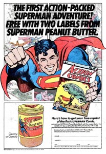 Superman Peanut Butter advertisement