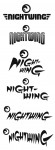 Tangent Wave 1 unused logos: Nightwing