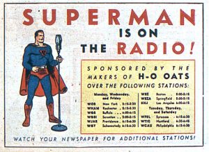 Supermen radio ad from ACTION COMICS #24